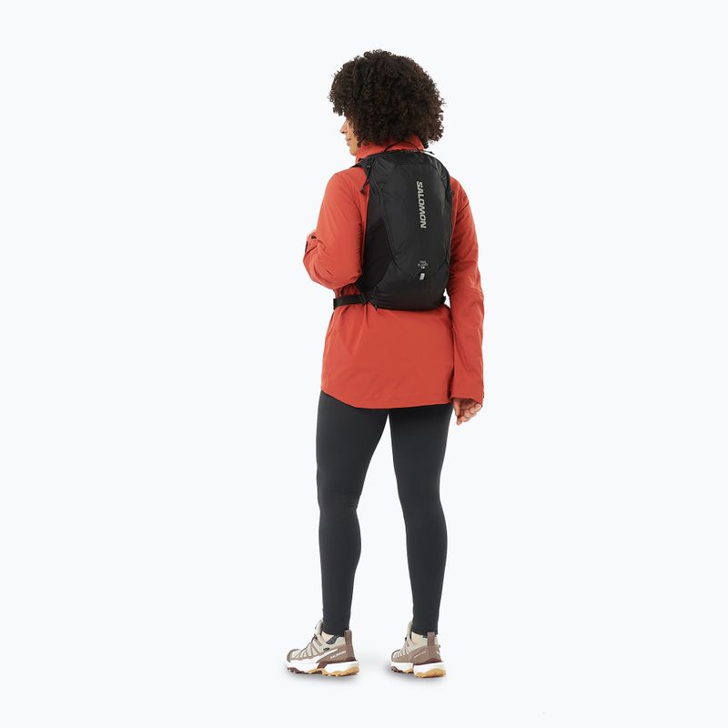 Salomon Outerpath Pro tandoori spice women's rain jacket 4