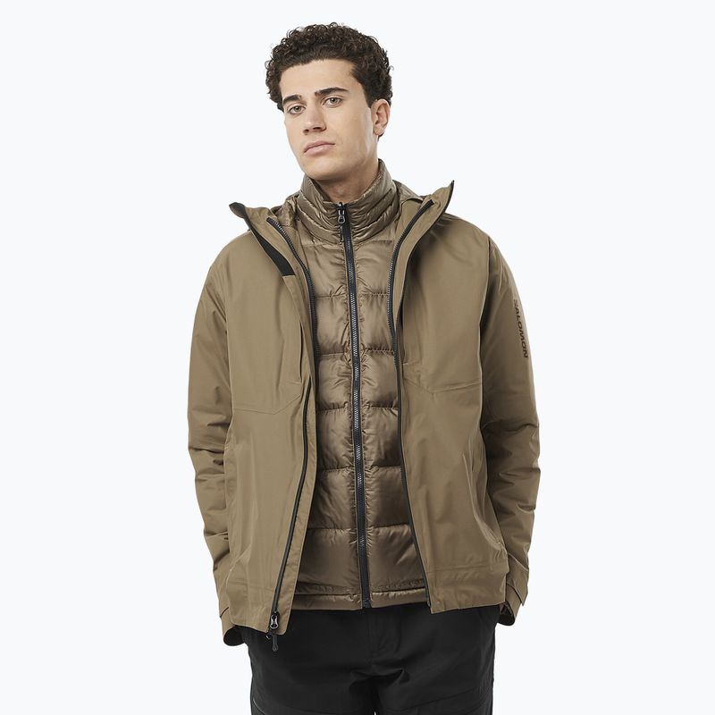 Men's Salomon Patroller 3In1 Down shitake jacket