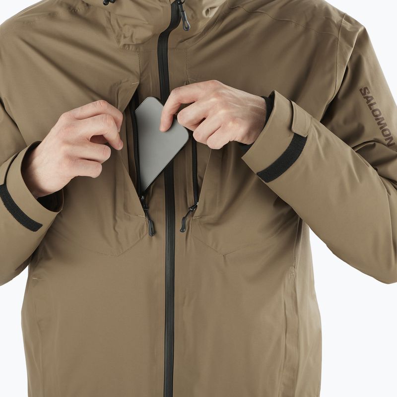 Men's Salomon Patroller 3In1 Down shitake jacket 5