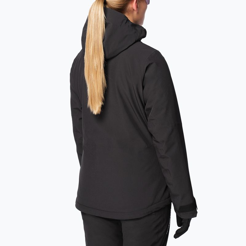 Women's ski jacket Salomon Highland deep black 2