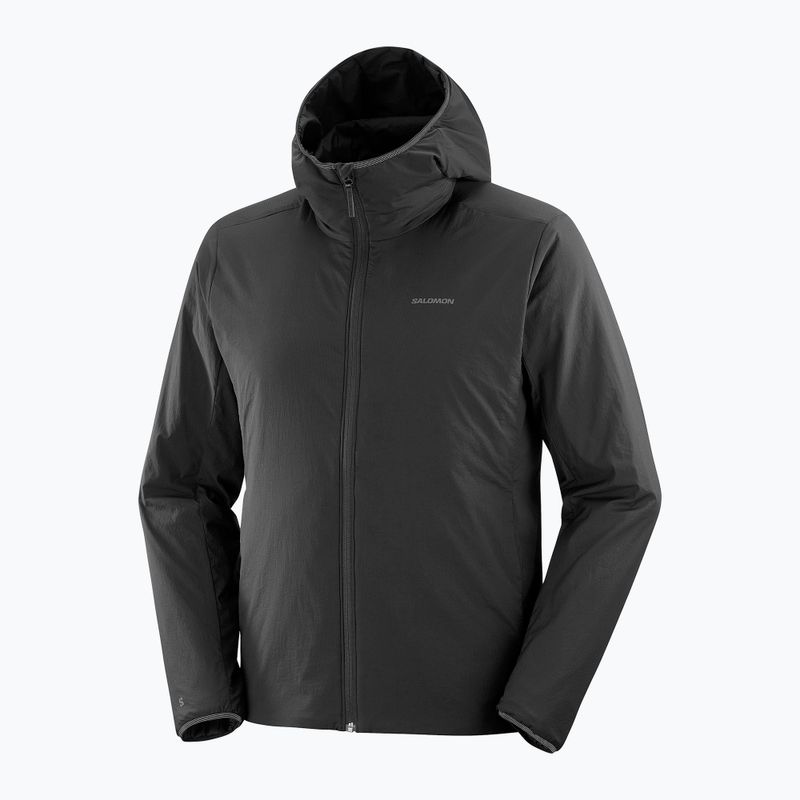 Men's insulated jacket Salomon Mountain Flex deep black 7