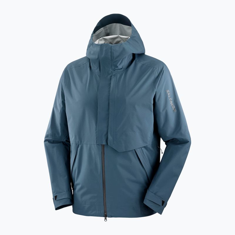 Salomon Outerpath Pro men's rain jacket midnight navy 10