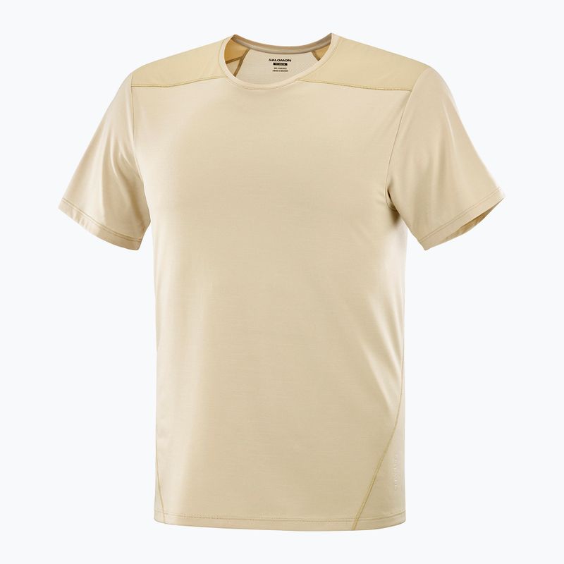 Men's Salomon Outline white pepper trekking t-shirt 4