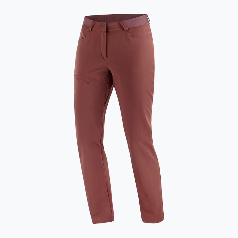 Women's trekking trousers Salomon Wayfarer Warm rum raisin 7