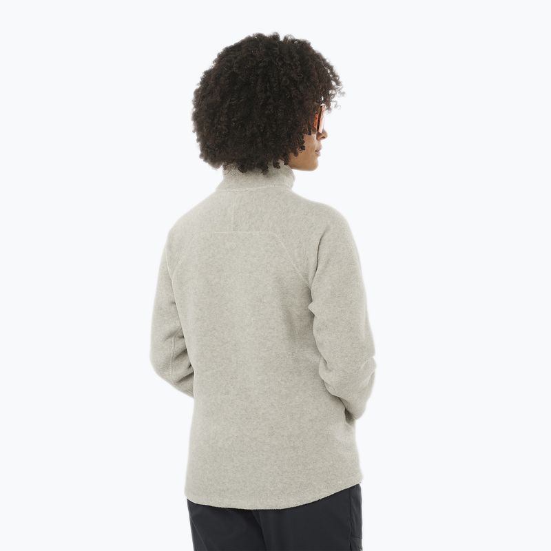 Women's trekking sweatshirt Salomon Chroma Fleece Hz rainy day 2