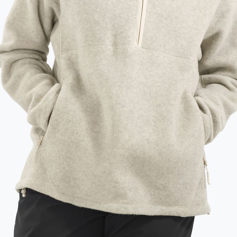 Women's trekking sweatshirt Salomon Chroma Fleece Hz rainy day 5