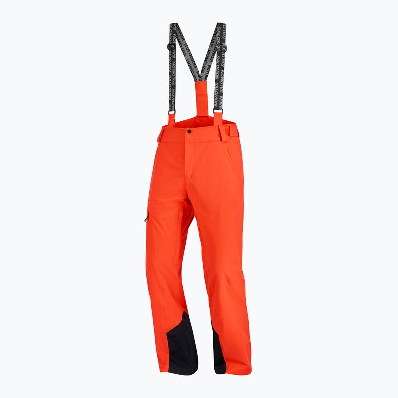 Men's ski trousers Salomon Brilliant cherry tomato 5