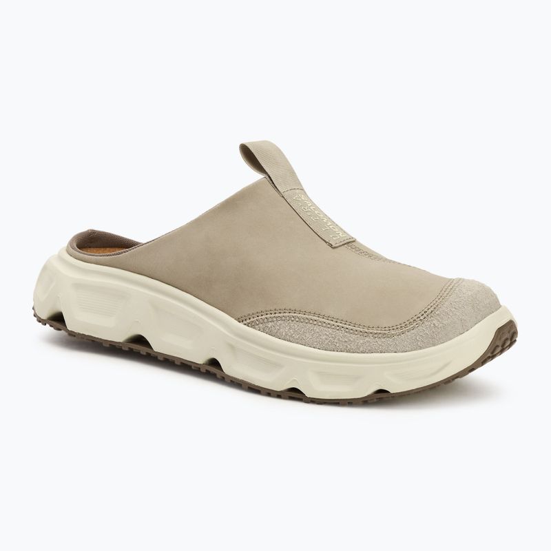 Salomon Reelax Slide Ultra flip-flops vintage khaki/almond milk/falcon