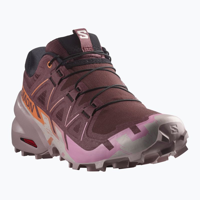 Women's running shoes Salomon Speedcross 6 catawba grape/papaya/deauville mauve 8