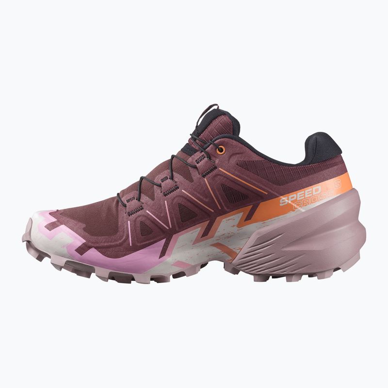 Women's running shoes Salomon Speedcross 6 catawba grape/papaya/deauville mauve 10