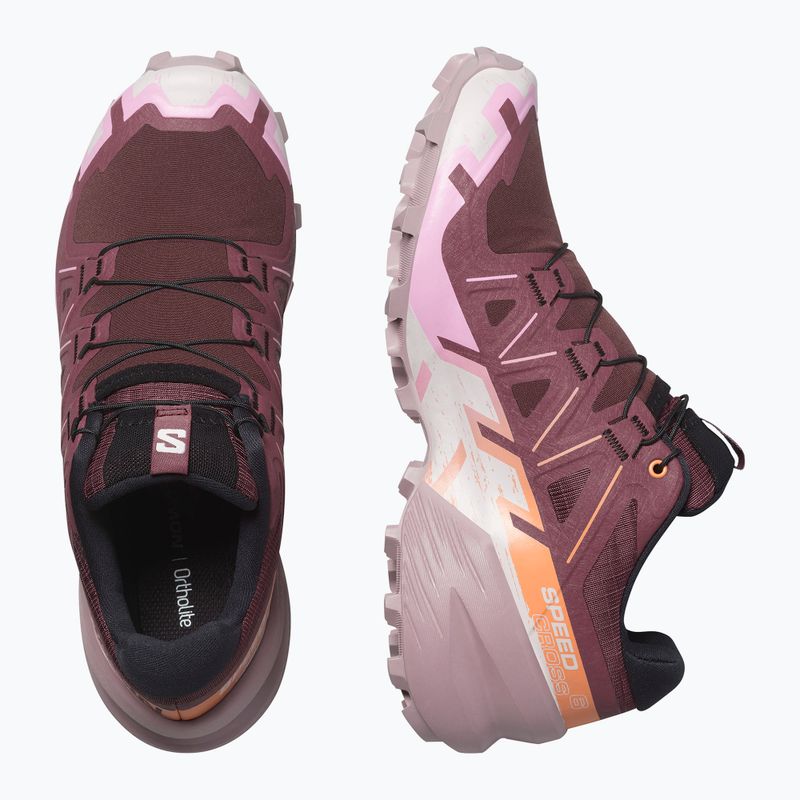 Women's running shoes Salomon Speedcross 6 catawba grape/papaya/deauville mauve 13