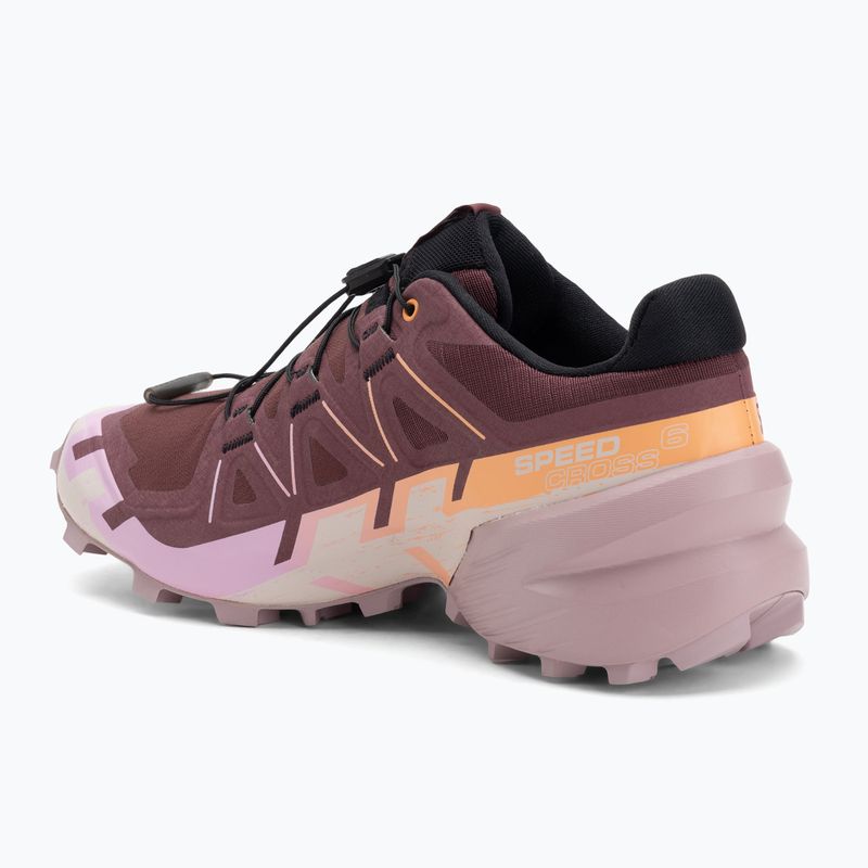 Women's running shoes Salomon Speedcross 6 catawba grape/papaya/deauville mauve 3
