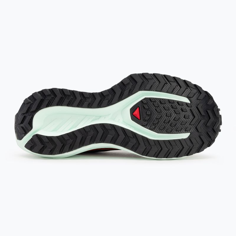 Women's running shoes Salomon Drx Defy GRVL black/cherry tomato/bay 4