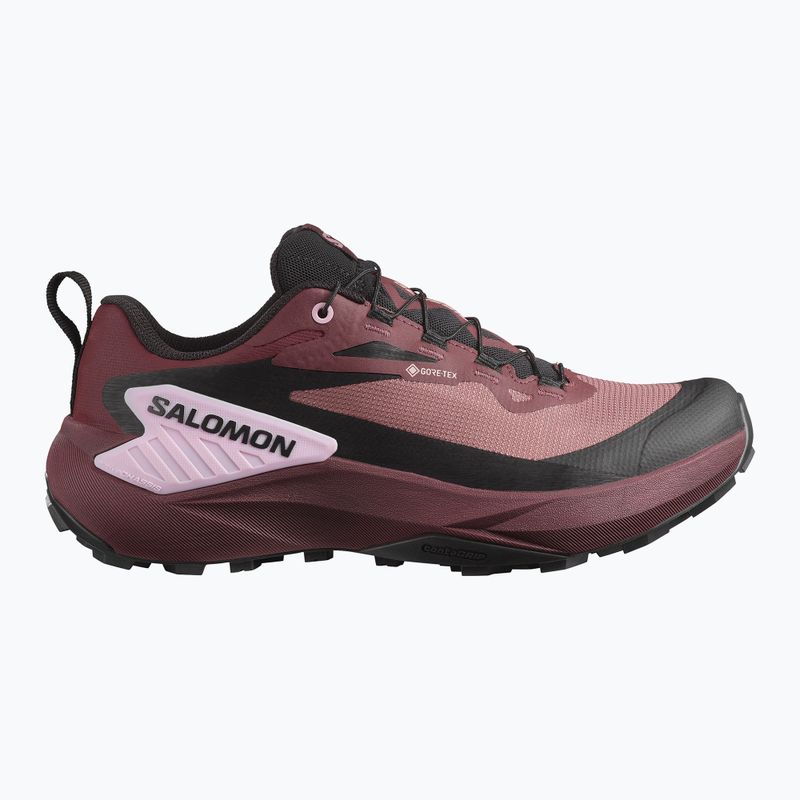 Women's running shoes Salomon Genesis GTX rose taupe/black orchid/bouquet 9