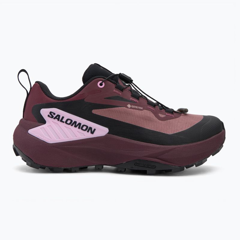 Women's running shoes Salomon Genesis GTX rose taupe/black orchid/bouquet 2