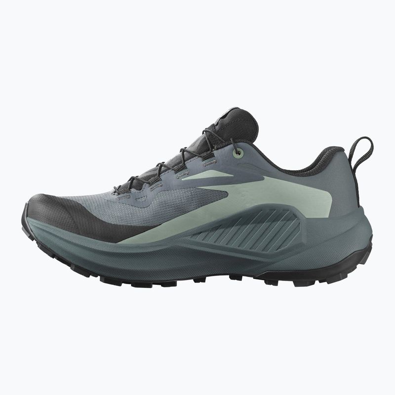 Women's running shoes Salomon Genesis GTX turbulence/black/green milieu 2