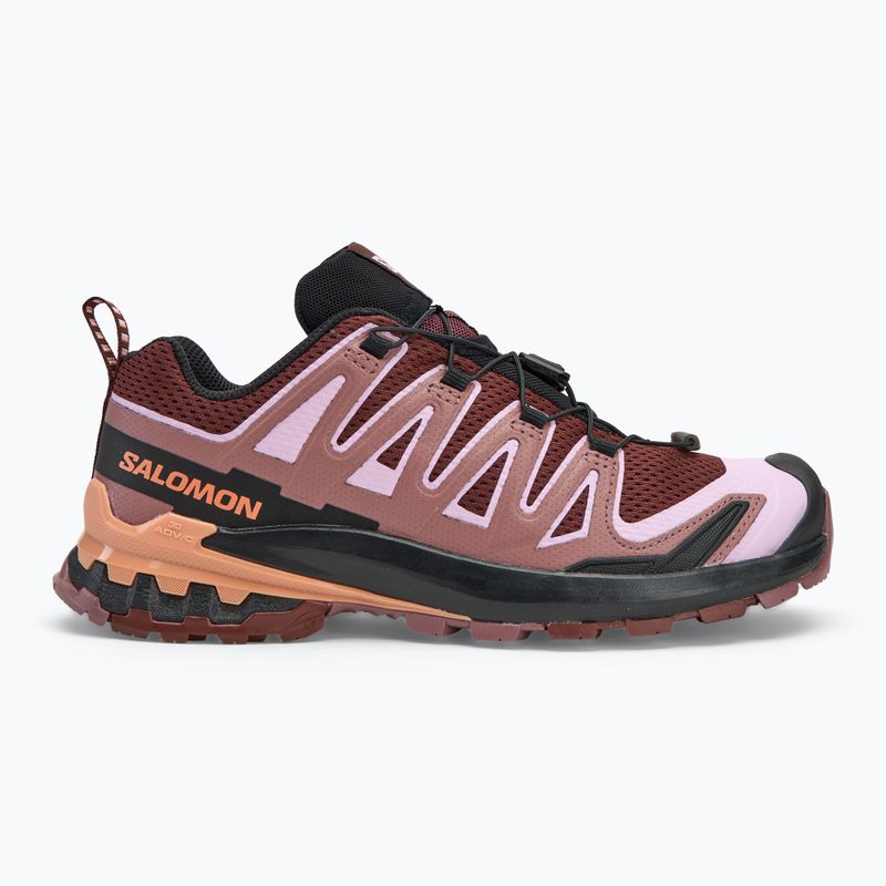 Women's running shoes Salomon XA PRO 3D V9 rum raisin/orchid bouquet/canyon clay 2