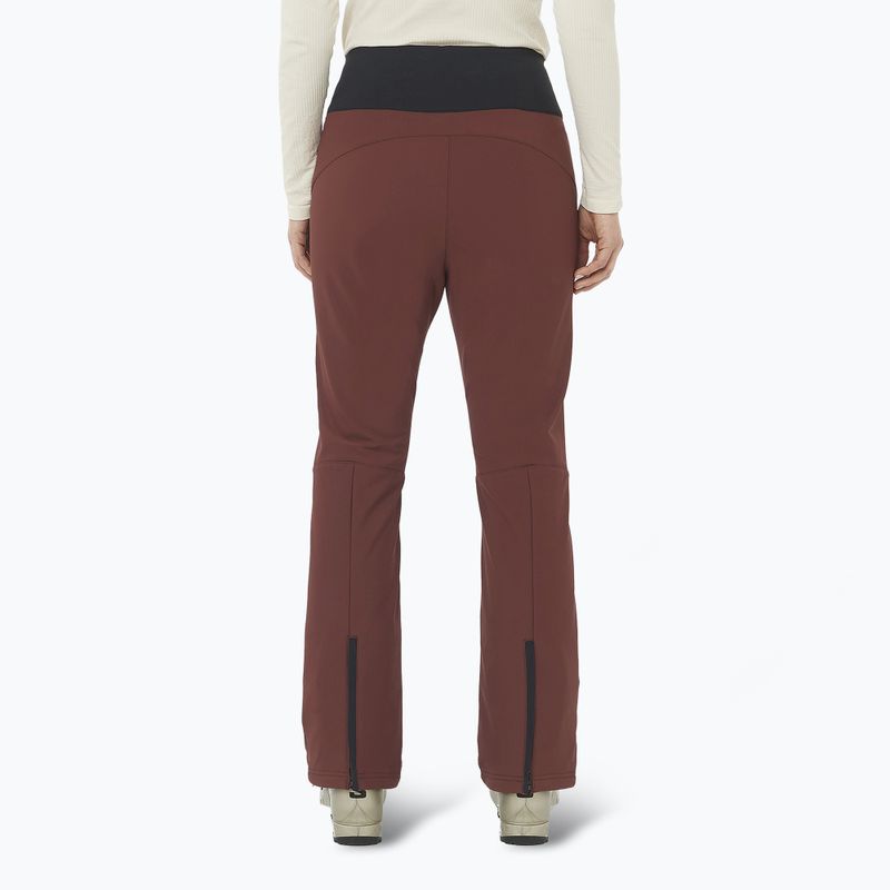 Women's ski trousers Salomon Reason rum raisin 2