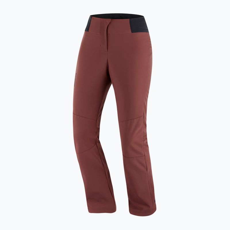 Women's ski trousers Salomon Reason rum raisin 6
