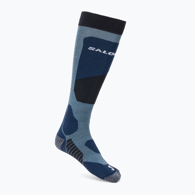Salomon S/Access ski socks 2 pairs copen blue/ beluga 3