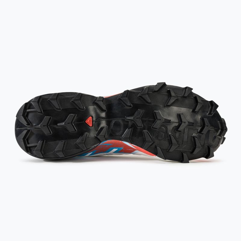 Salomon Speedcross 6 women's running shoes white/black/fiery red 6