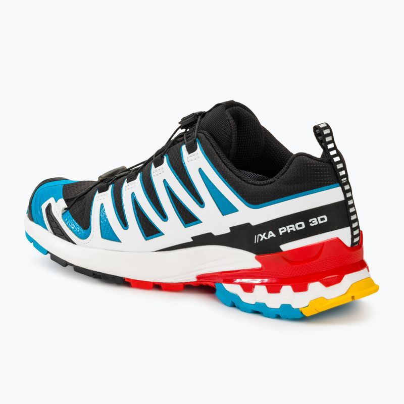 Salomon XA Pro 3D V9 GTX men's running shoes black/white/transcend blue 3