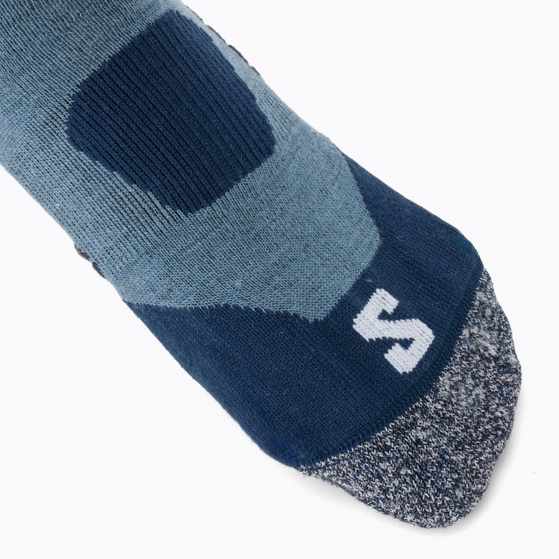 Salomon S/Access ski socks 2 pairs black/copen blue 5