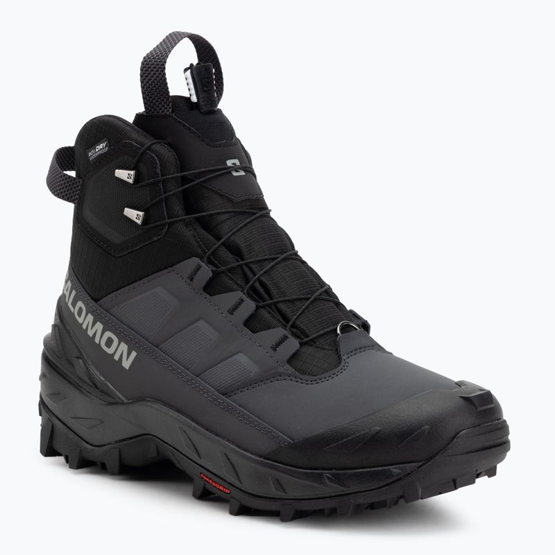 Men's trekking boots Salomon Crosstrak Powder WP asphalt/black/sharkskin