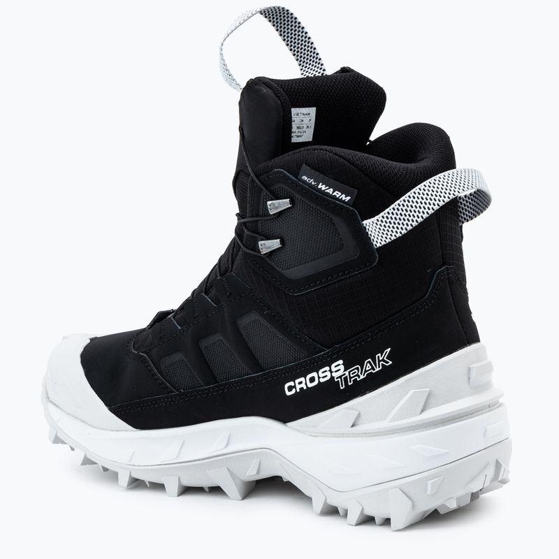 Salomon Crossrak Powder WP men's trekking boots black/black/white 3