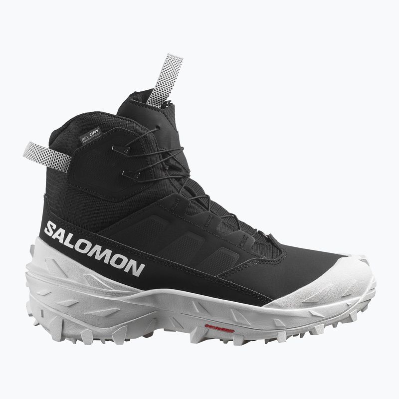 Salomon Crossrak Powder WP men's trekking boots black/black/white 9