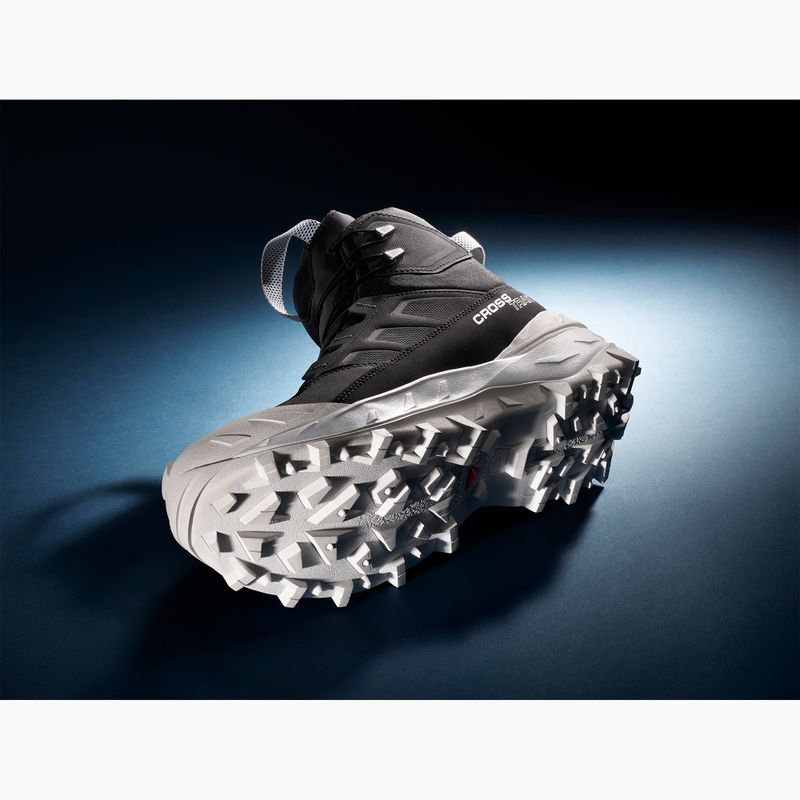 Salomon Crossrak Powder WP men's trekking boots black/black/white 16