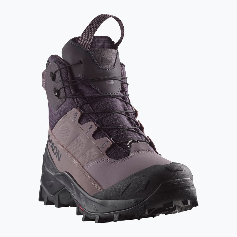 Women's trekking boots Salomon Crosstrak Powder WP nine iron/shark 2