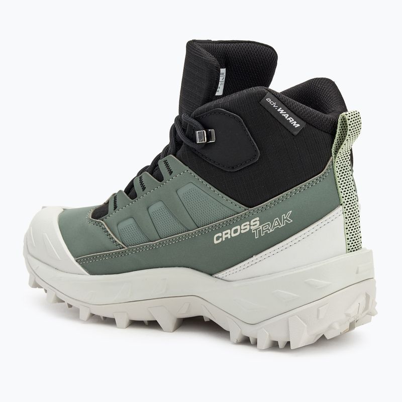 Salomon Crosstrak WP women's trekking boots agave green/black/can ary green 3