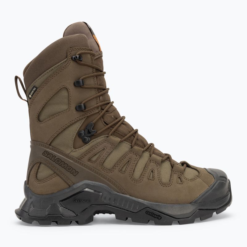 Hiking boots Salomon Quest Tracker High GTX earth brown/green 2