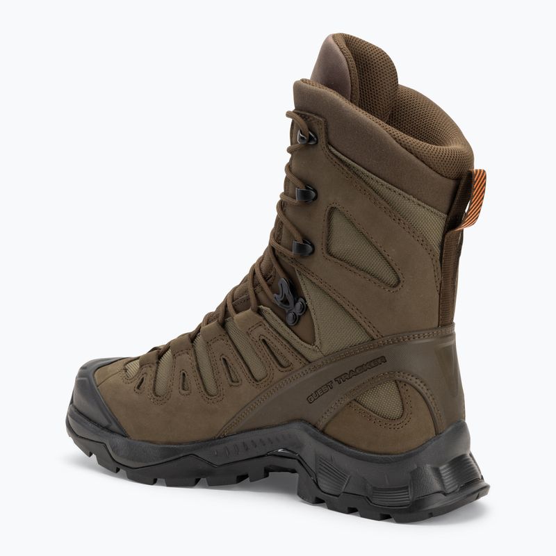Hiking boots Salomon Quest Tracker High GTX earth brown/green 3