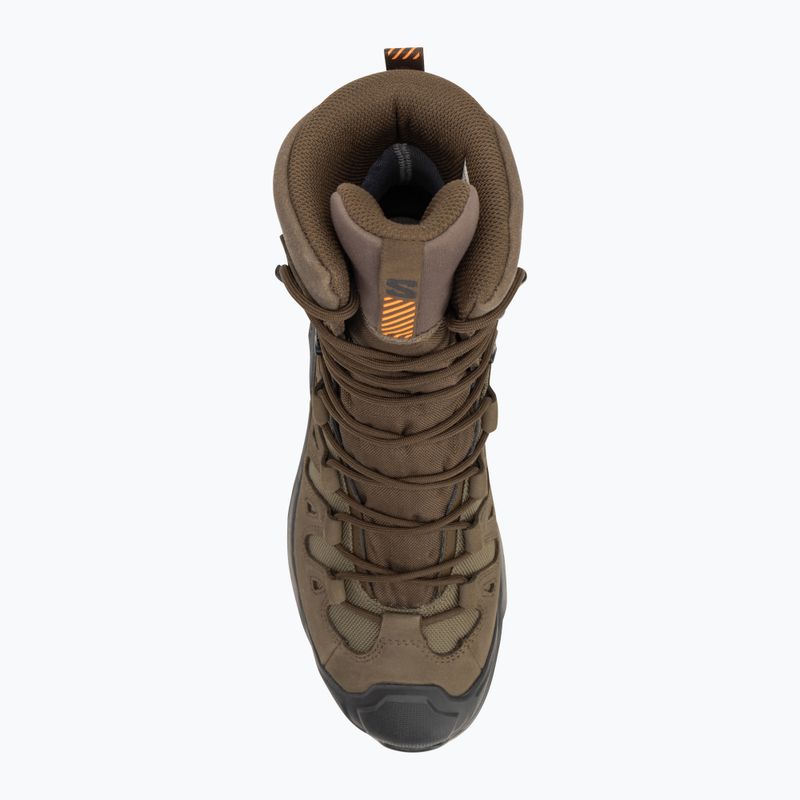 Hiking boots Salomon Quest Tracker High GTX earth brown/green 5