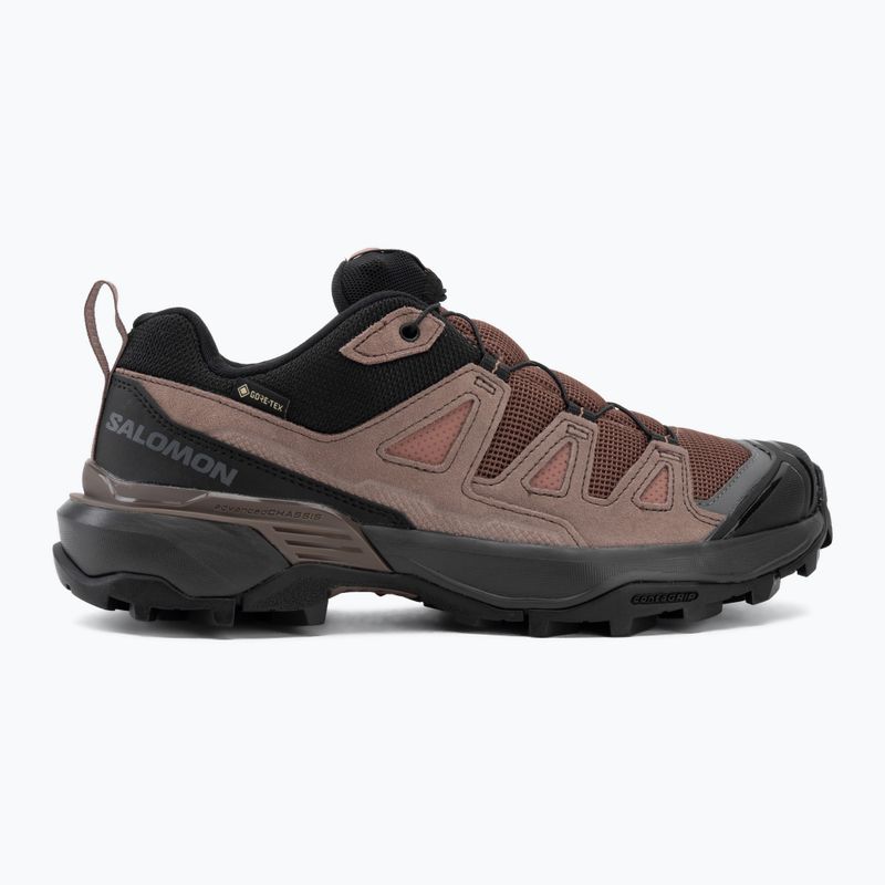 Women's trekking boots Salomon X ULTRA 360 LTR GTX cognac/peppercorn/black 2