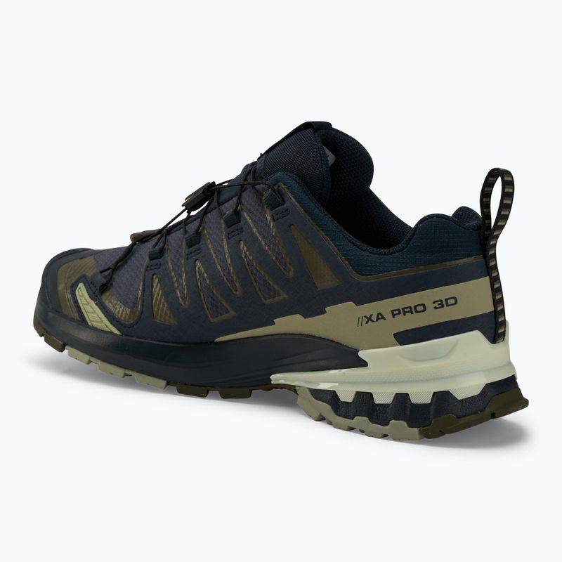 Men's running shoes Salomon XA PRO 3D V9 GTX india ink/olive night/aloe wash 3