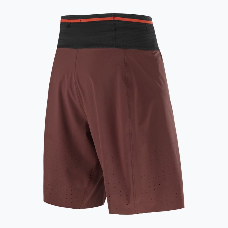 Men's Salomon S/Lab Ultra 2IN1 running shorts decadent chocolate 7