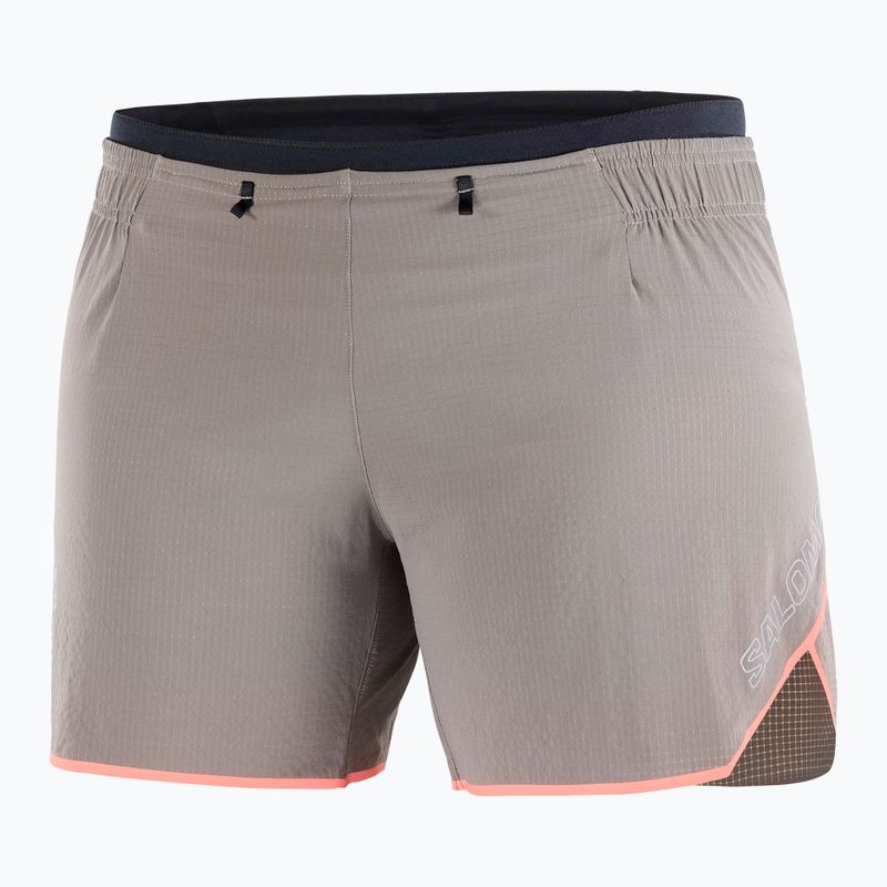 Women's Salomon Sense Aero 5" iron/neon flame running shorts 6