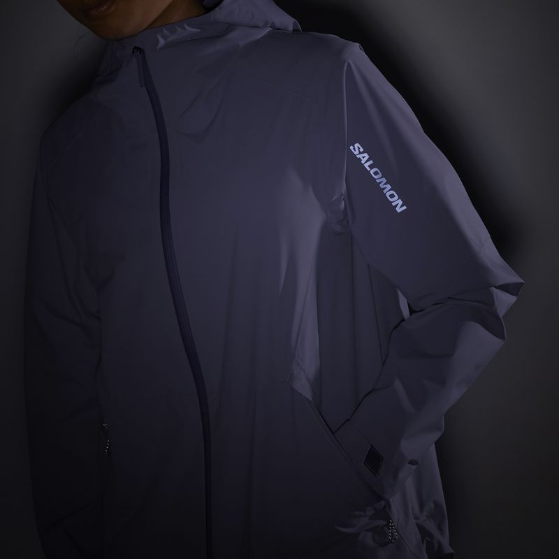 Women's wind jacket Salomon Outerpath 2.5L blue granite 7