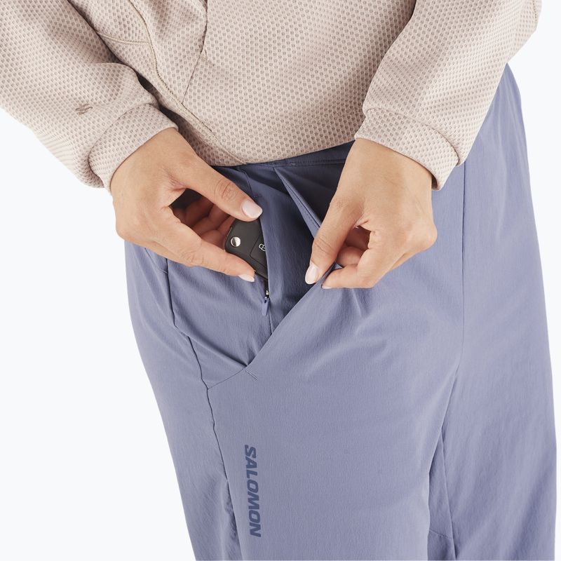 Women's trekking trousers Salomon Wayfarer Ease blue granite 4