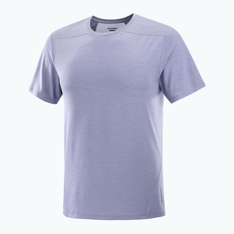 Men's T-shirt Salomon Outline Tee blue granite 4
