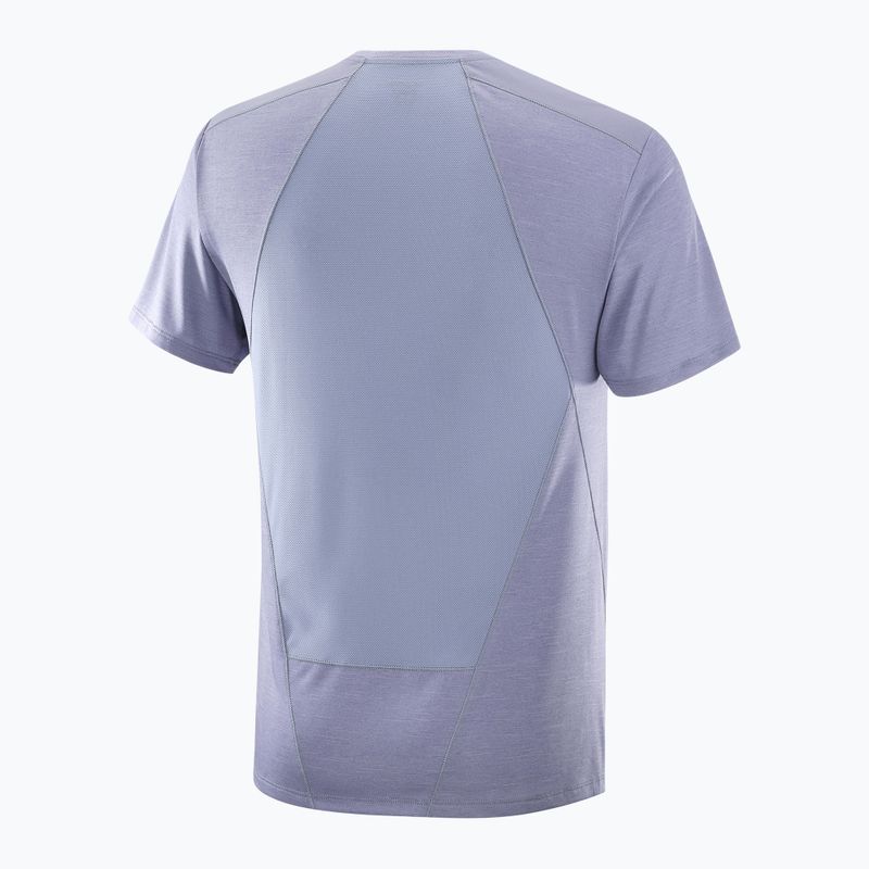 Men's T-shirt Salomon Outline Tee blue granite 5