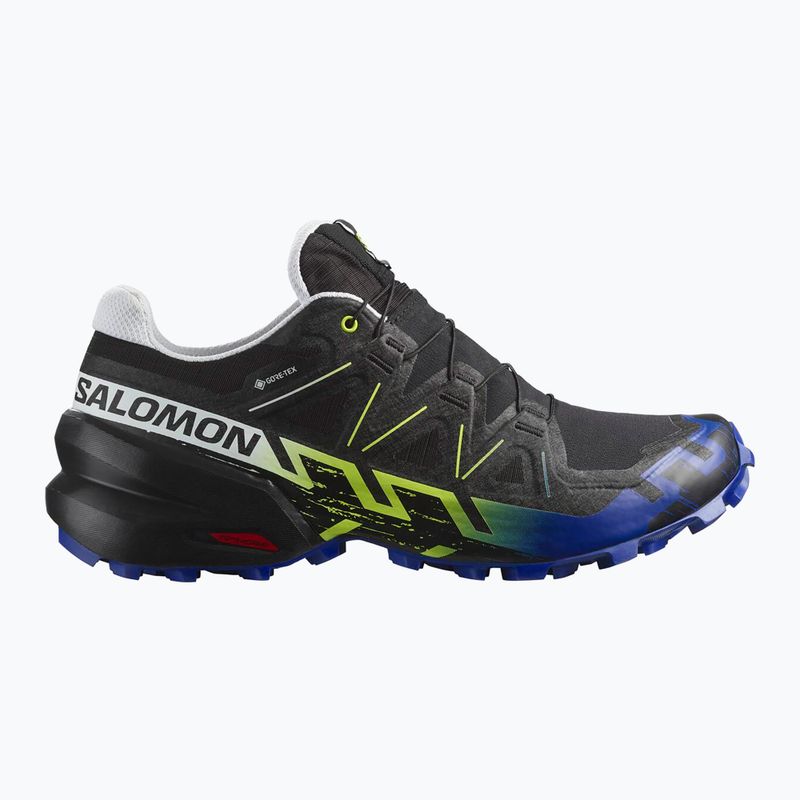 Salomon Speedcross 6 Gtx Fan Fire black/surf the web/safety yellow men's running shoes