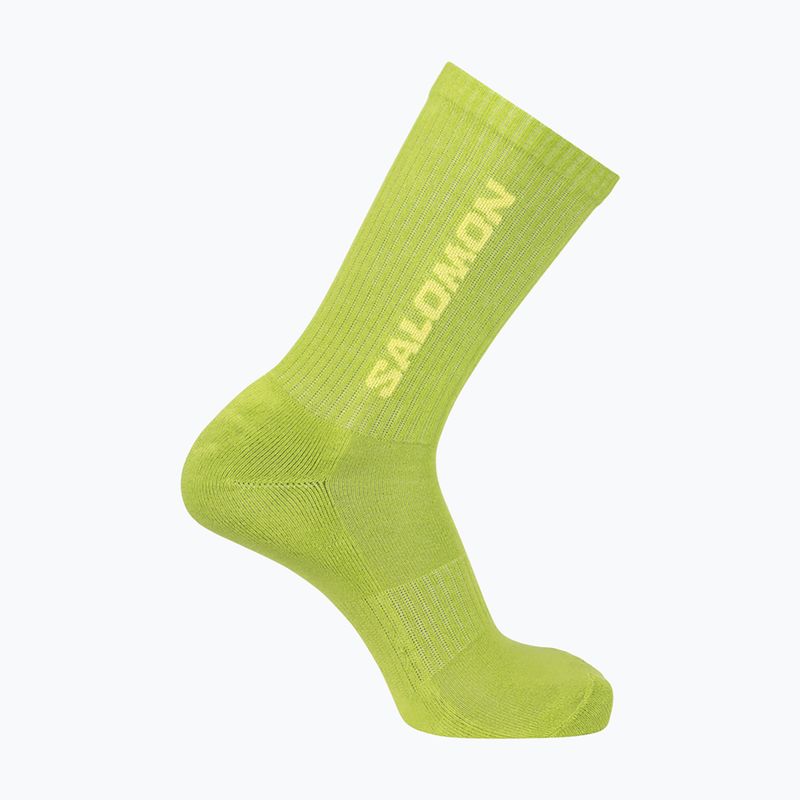 Salomon Everyday Crew 3 pairs socks flame scarlet/dark citron 3