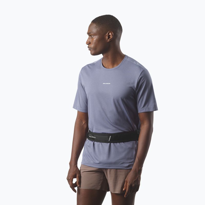 Salomon Cross 1 Bottle 400ml ebony/black running belt 5
