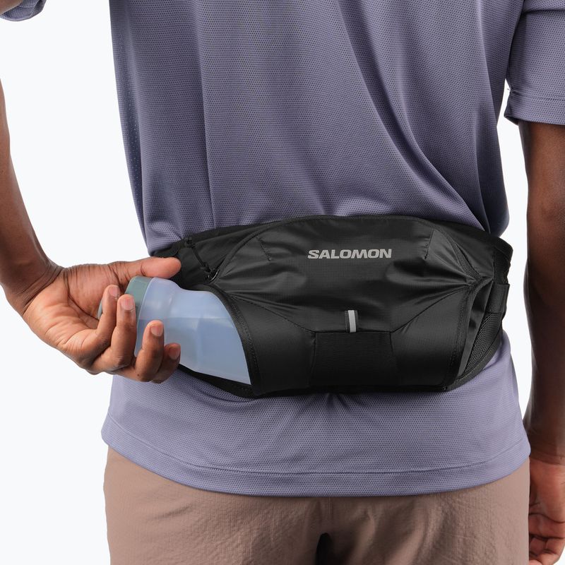 Salomon Cross 1 Bottle 400ml ebony/black running belt 6