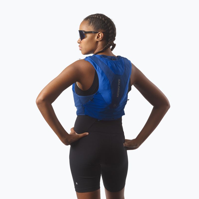 Salomon running vest ADV SKIN 5 Set nautical blue/limoges new 4