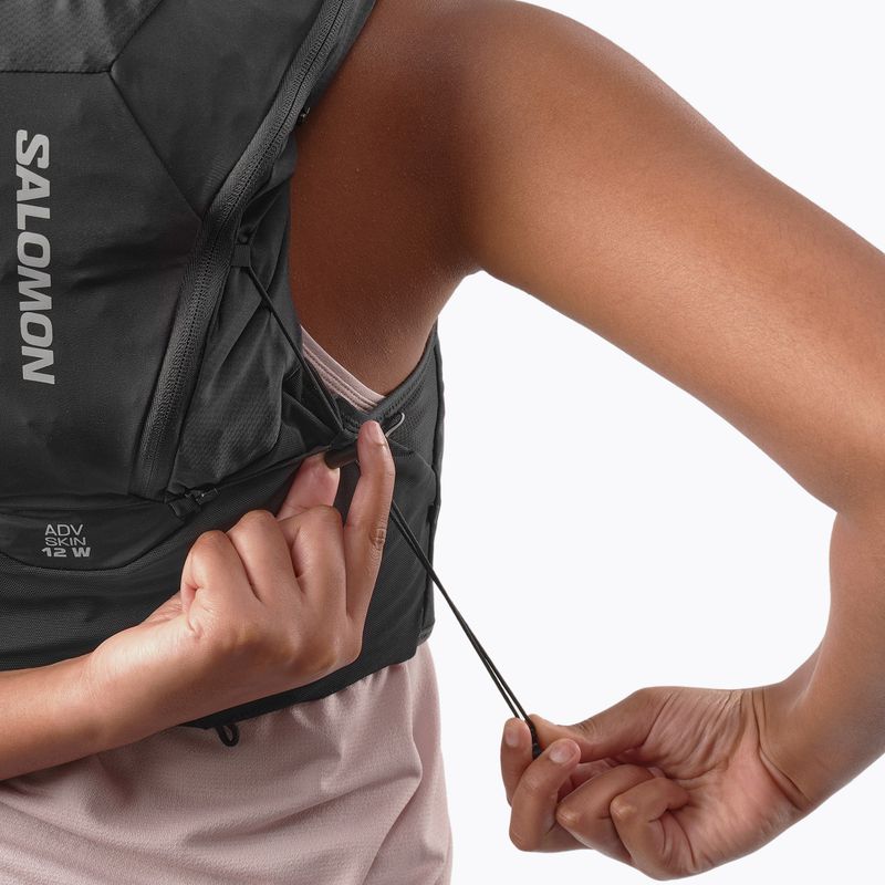 Women's running vest Salomon ADV SKIN 12 Set black/asphalt new 8